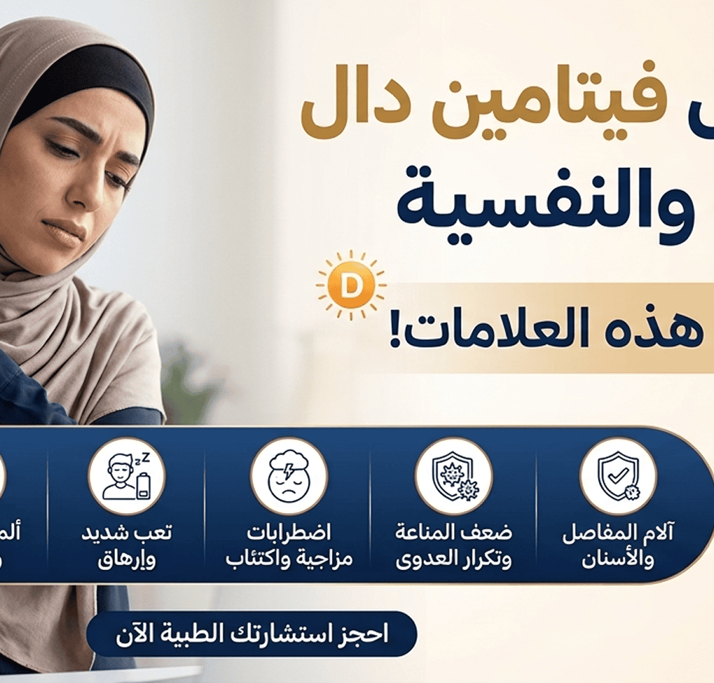 أعراض نقص فيتامين دال الجسدية والنفسية
